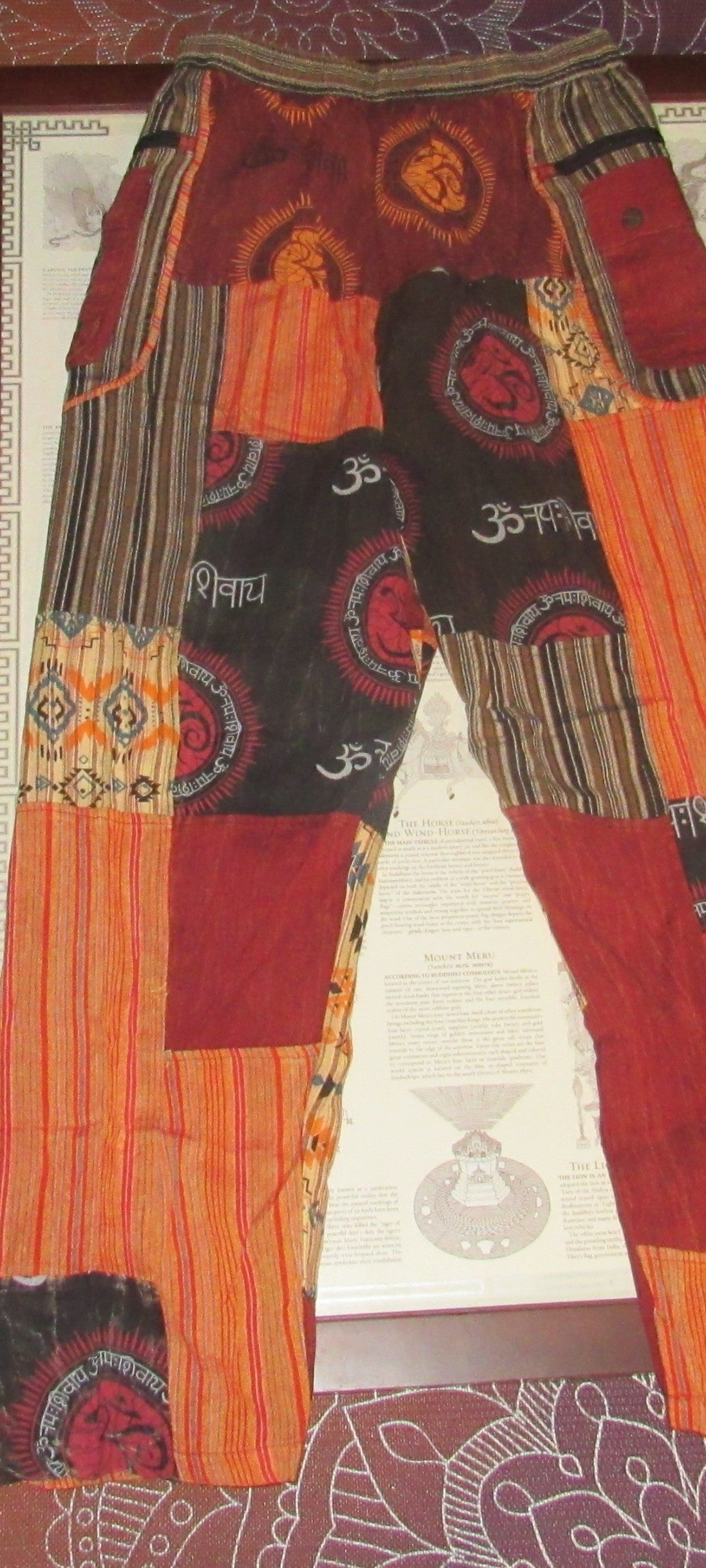 Duality Red Patch Yoga Pants