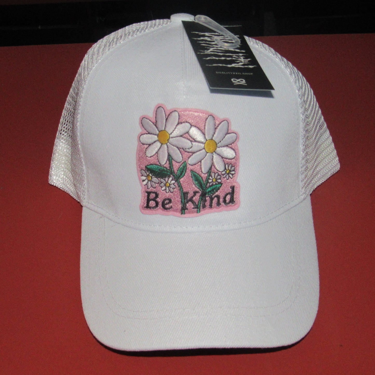"Be Kind" White Duality Trucker Hat