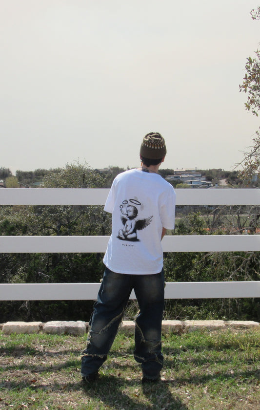 Angel Baby Halo White Tee